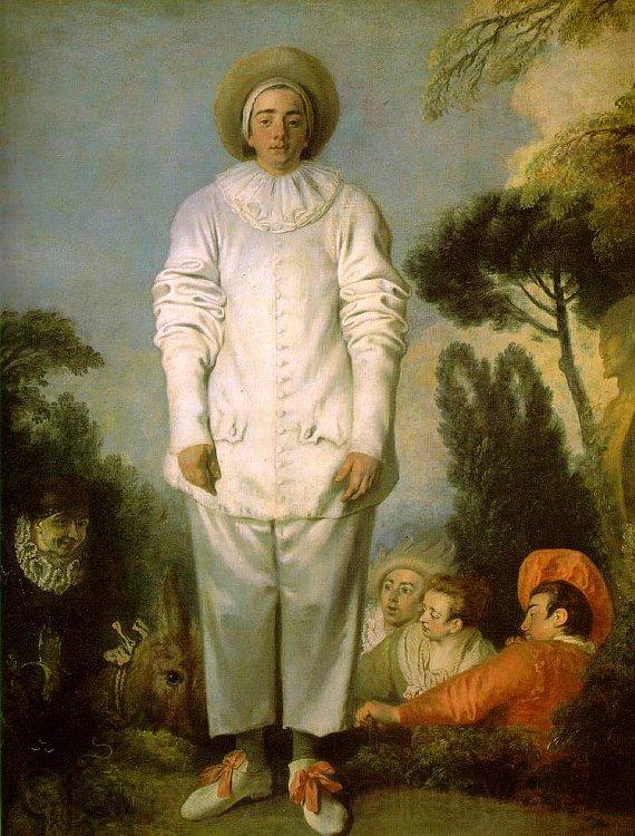 Jean-Antoine Watteau Gilles as Pierrot